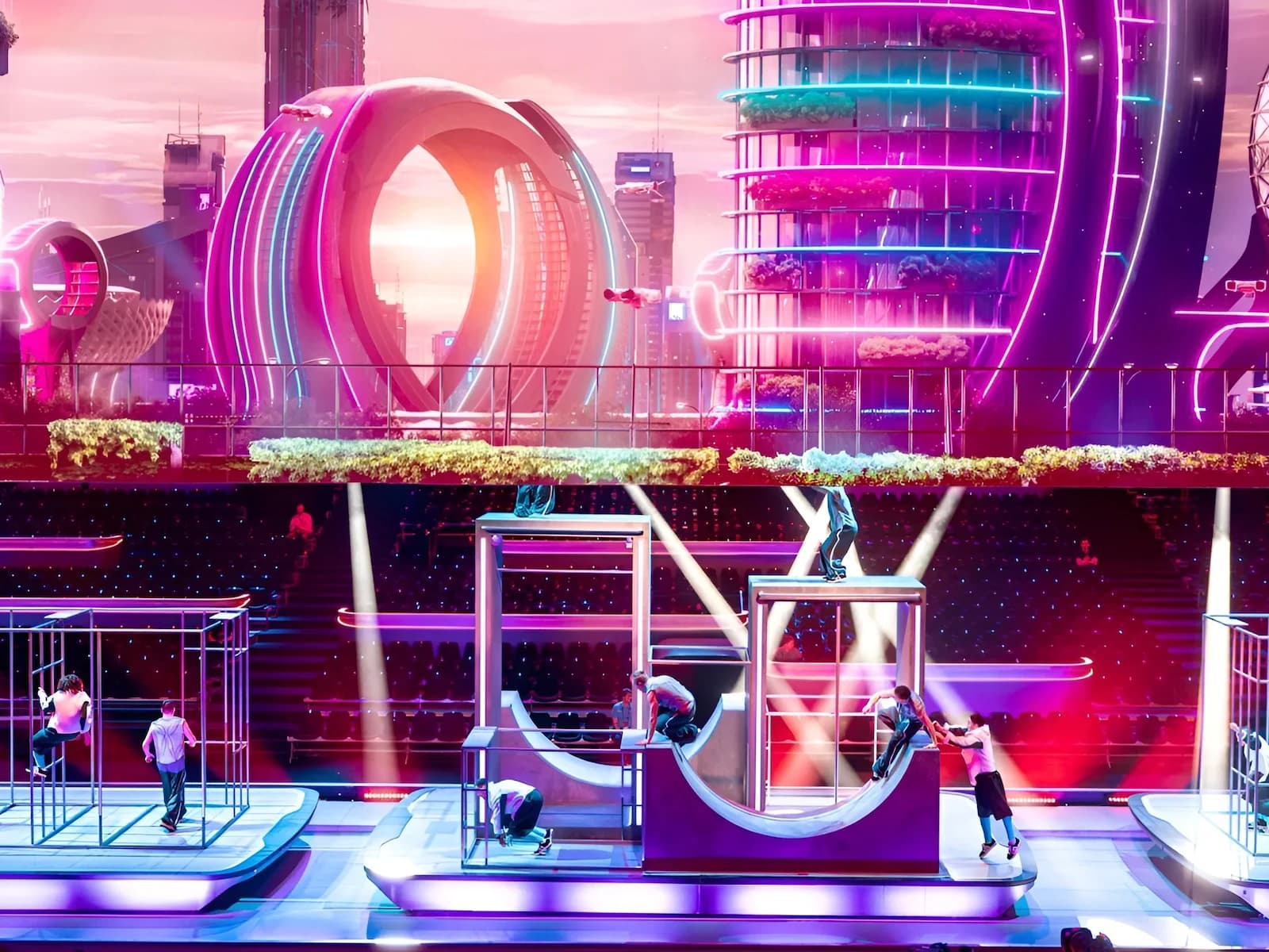 AR для трансляции Церемонии открытия «Игр будущего 2024»